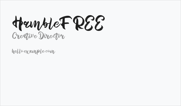 HambleFREE Business Card