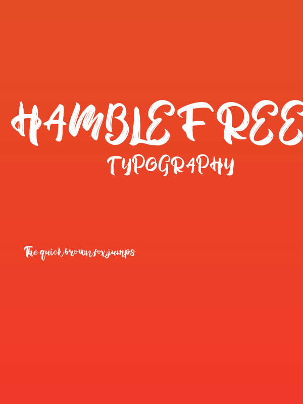HambleFREE Poster