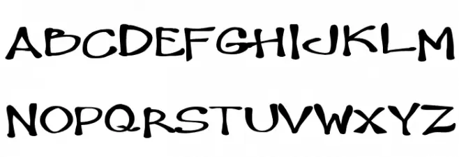 Hambone Font Litere mari
