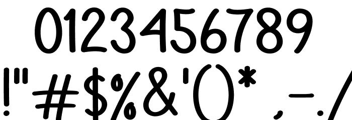 Hambu Radul Regular Font OTHER CHARS