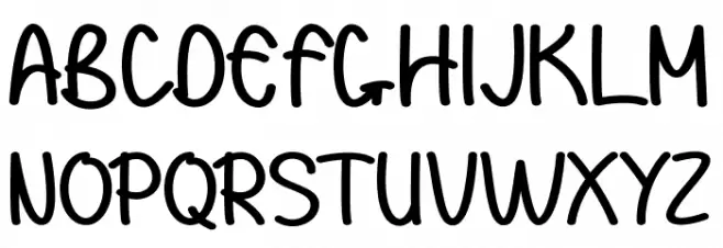 Hambu Radul Regular Schriftart Groß