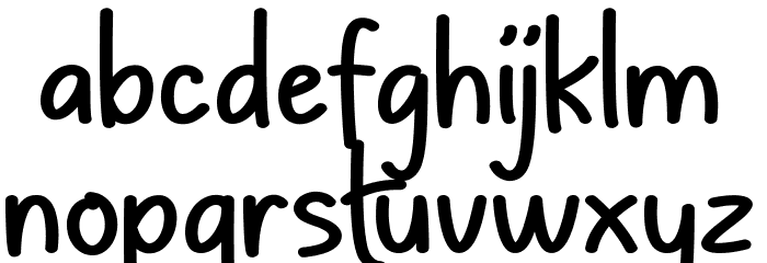 Hambu Radul Regular Font LOWERCASE