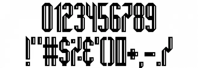 Hamburg Messe Font OTHER CHARS