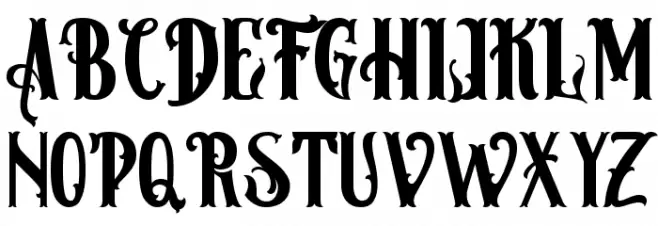 Hamburg Regular Schriftart Groß