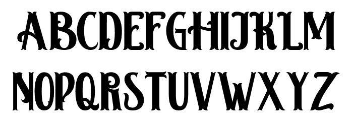 Hamburg Regular Font LOWERCASE