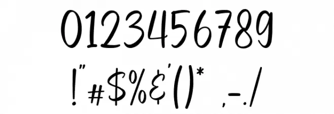 Hamburg Font OTHER CHARS