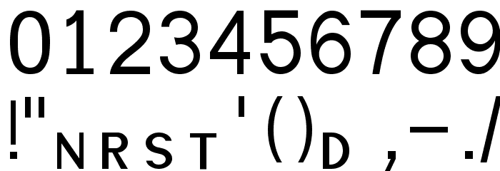 HamburgSymbols Font OTHER CHARS
