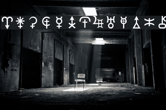 HamburgSymbols Font examples