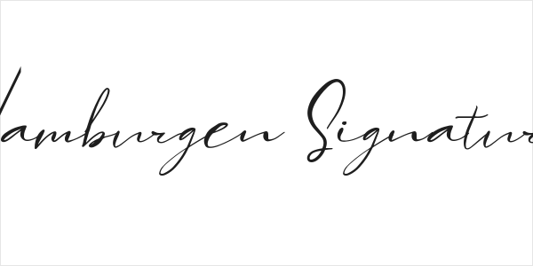 Hamburgen Signature Logo