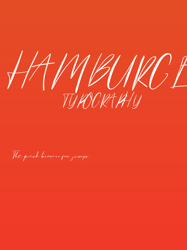 Hamburgen Signature Poster