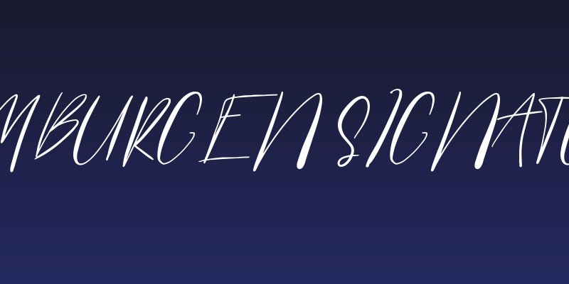 Hamburgen Signature Social Header