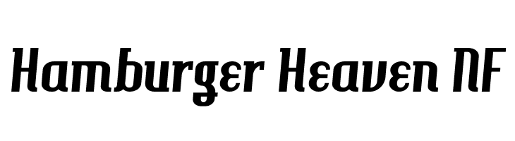 Hamburger Heaven NF फ़ॉन्ट
