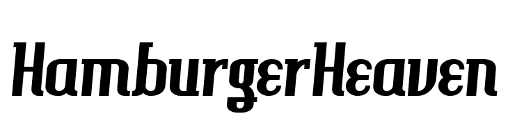 HamburgerHeaven  Скачать бесплатные шрифты