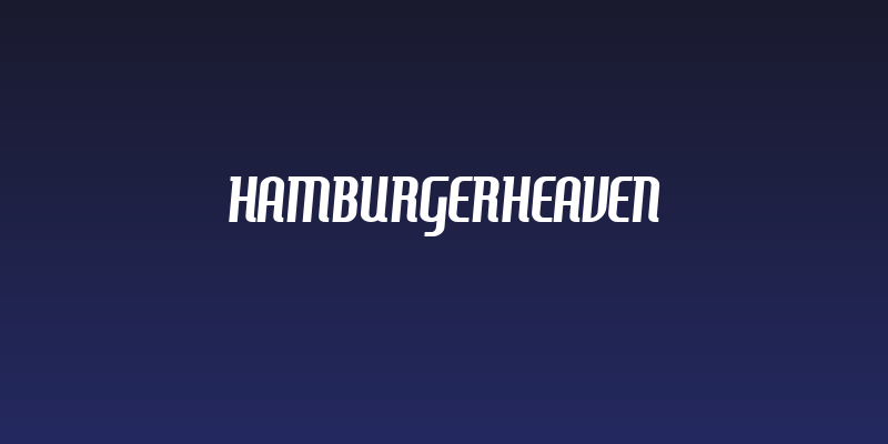 HamburgerHeaven Social Header