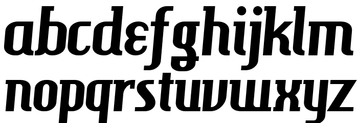 HamburgerHeaven Font LOWERCASE