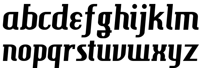 HamburgerHeavenNF Font LOWERCASE