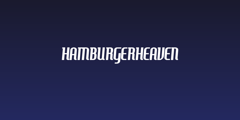 HamburgerHeaven Social Header
