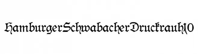 HamburgerSchwabacherDruckrauh10  baixar fontes gratis