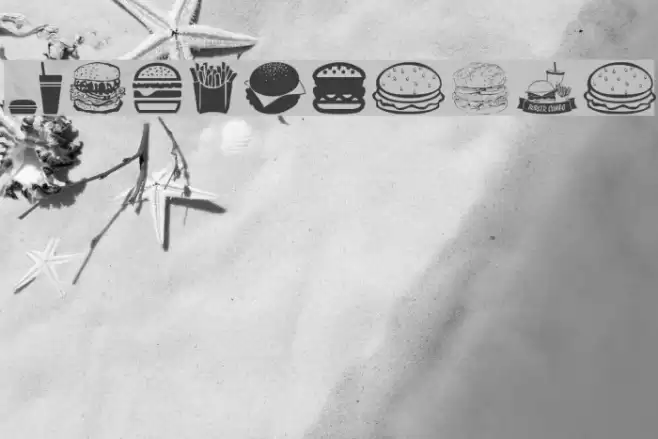 Hamburger Font examples