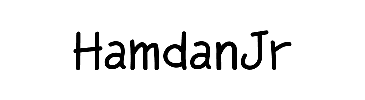 HamdanJr  Descarca Fonturi Gratis