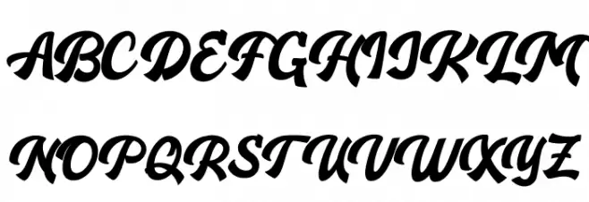 Hamelin Font UPPERCASE