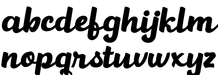 Hamelin Font LOWERCASE