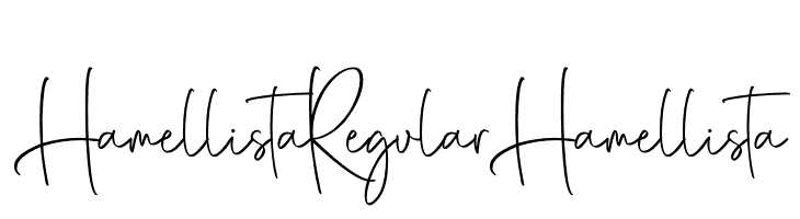 Hamellista Regular Hamellista  नि: शुल्क फ़ॉन्ट्स डाउनलोड