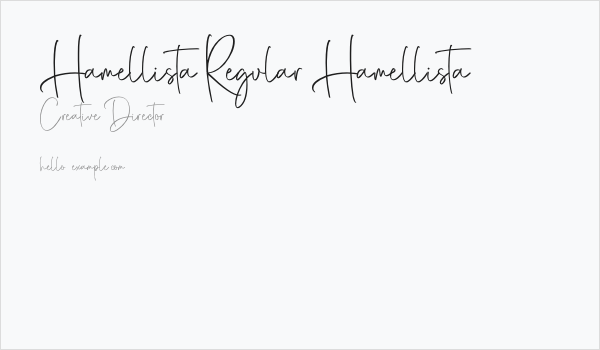 Hamellista Regular Hamellista Business Card