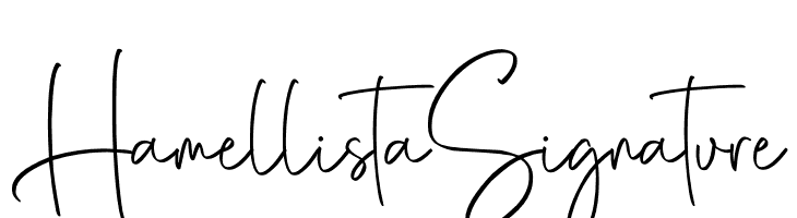 Hamellista Signature  नि: शुल्क फ़ॉन्ट्स डाउनलोड