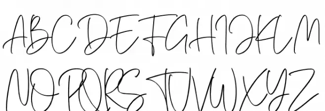 Hamellista Signature Шрифта ВЕРХНИЙ