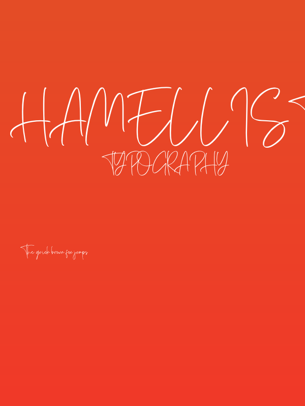 Hamellista Signature Poster