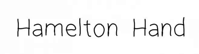 Hamelton Hand  تنزيل الخطوط