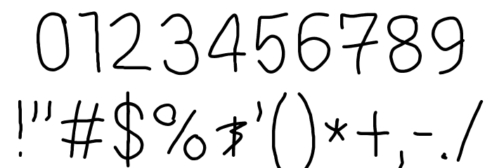 Hamelton Hand Font OTHER CHARS