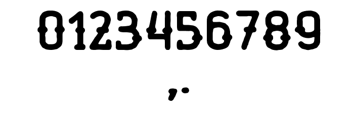 Hamer Regular Font OTHER CHARS
