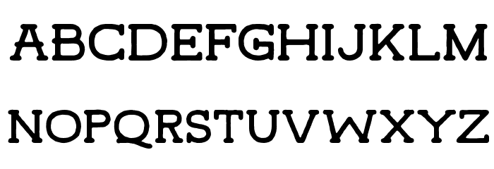 Hamer Regular Font LOWERCASE