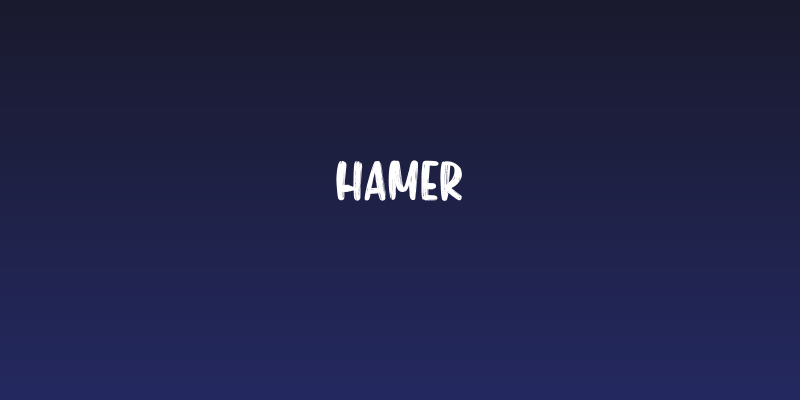 Hamer Social Header