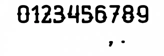 HamerRegular Font OTHER CHARS