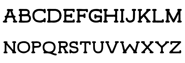 HamerRegular Font Litere mici