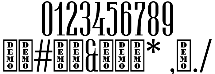 Hamerslag DEMO Font OTHER CHARS