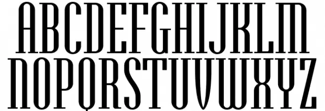 Hamerslag DEMO Schriftart Groß