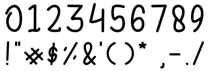 Hamidah-Regular Font OTHER CHARS