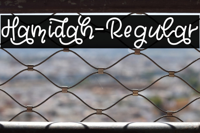 Hamidah-Regular Example 1