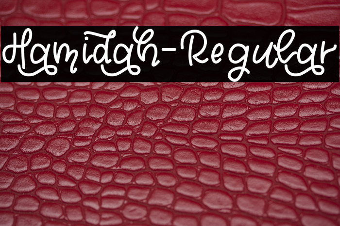 Hamidah-Regular Example 3