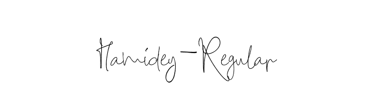 Hamidey-Regular  font caratteri gratis