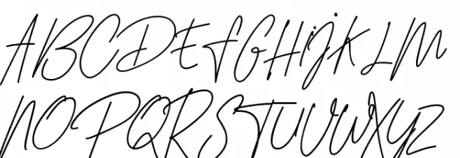 Hamillton Demo Font Litere mari