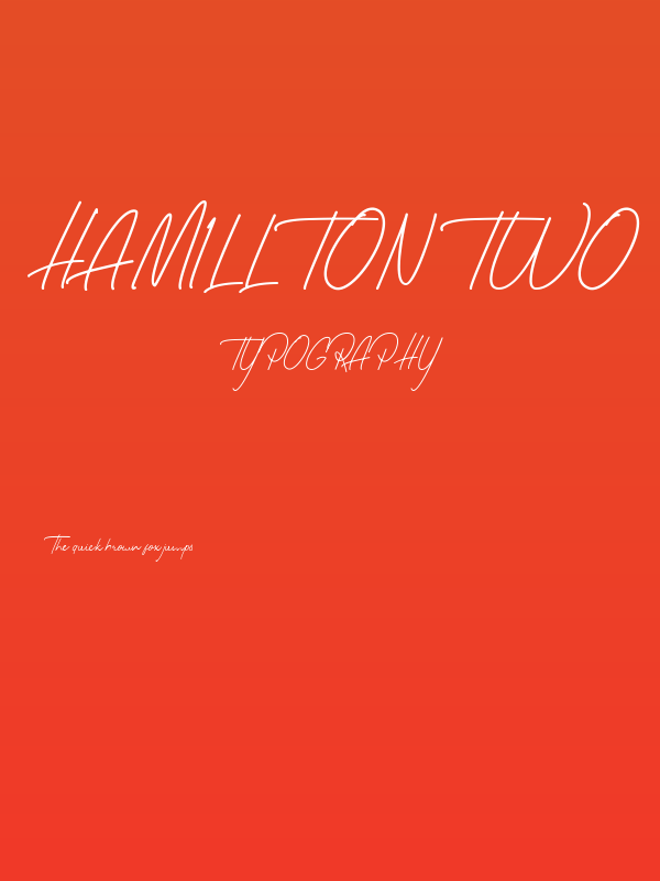 Hamillton Two Poster