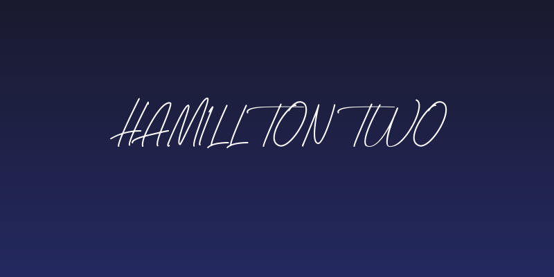 Hamillton Two Social Header