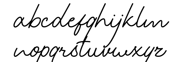 Hamillton Two Font LOWERCASE