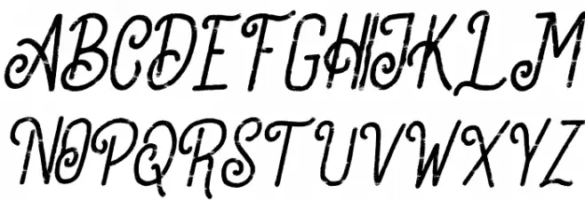 Hamilltown PERSONAL USE Italic Polices MAJUSCULES