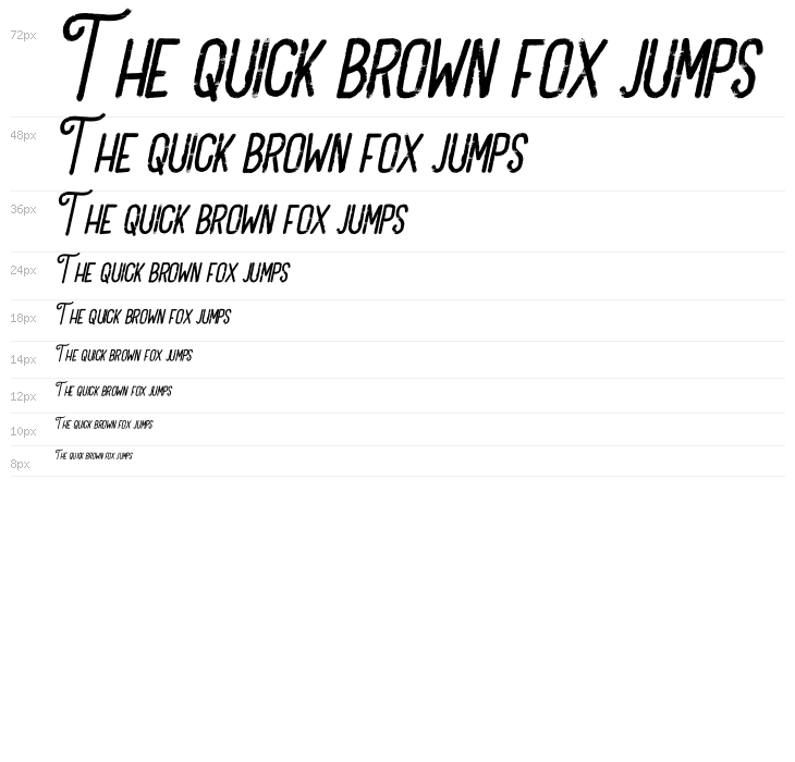 Hamilltown PERSONAL USE Italic Waterfall